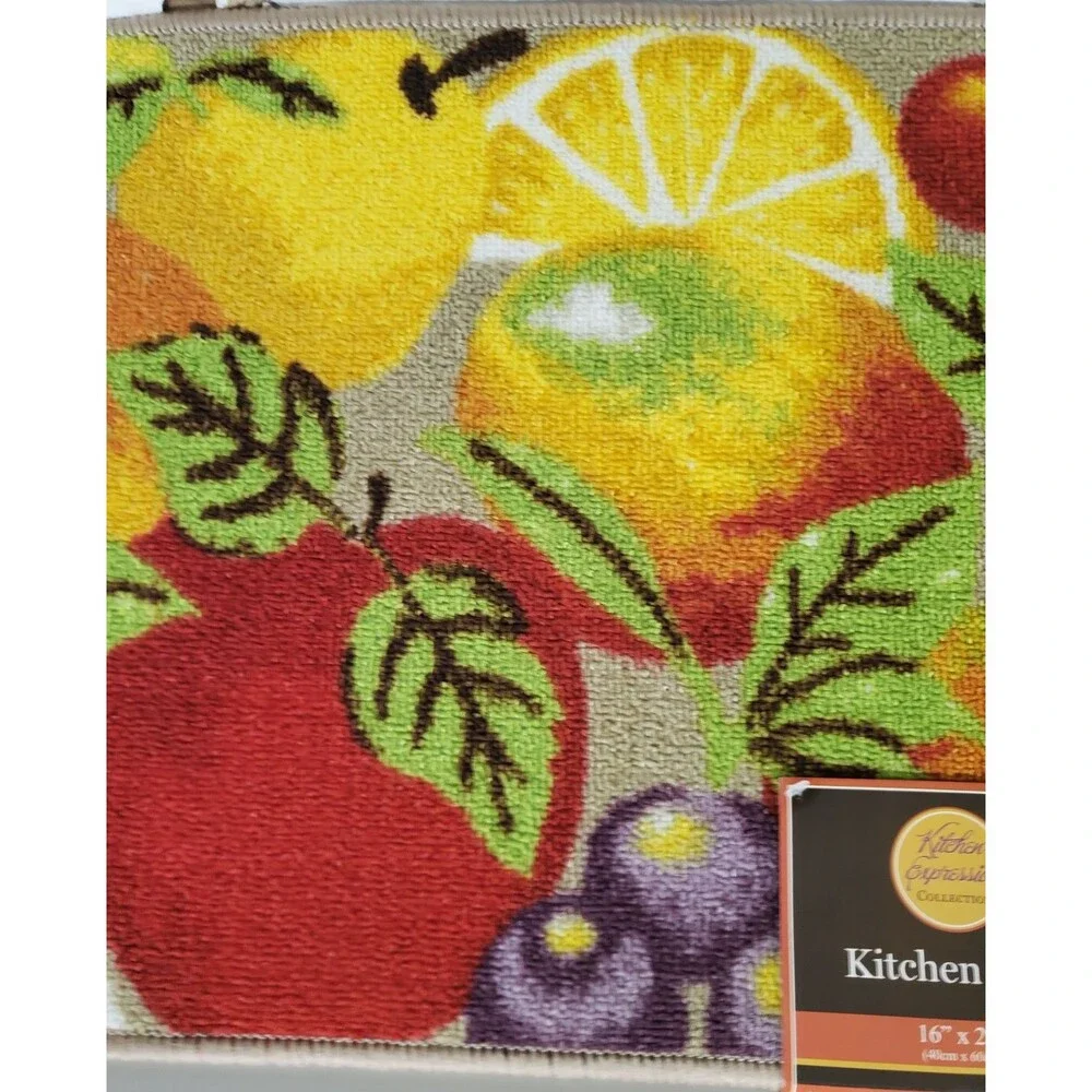 Printed Nylon Kitchen Rug (non skid latex back) (16